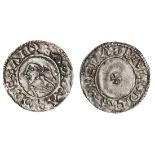 Edward the Martyr (975-978), Penny, sole type, Bedford, Baldric, 1.32g, eadpeard rex an, diadem...