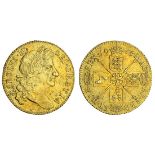Charles II (1660-85), Guinea, 1683, fourth laureate and draped bust right, rev. crowned shields...