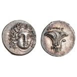 Pseudo-Rhodian issue, Mercenaries in Macedonia or Thessaly (c. 200-170 BC), AR Tetrobol, 2.75g,...