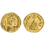 Tiberius Constantine II (AD 578-82), AV Solidus, 4.37g, Constantinople, [dm tib] cons-tant p p...