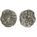 Early Anglo-Saxon England, continental phase (c. 695-740), silver Sceat, Series D, standard typ...