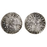 Edward the Confessor (1042-66), Penny, hammer cross type, Lincoln, Gife, 1.22g, crowned and dra...