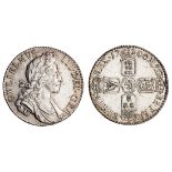 William III (1694-1702), Shilling, 1700, fifth laureate, draped and cuirassed bust right, rev....