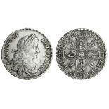 Charles II (1660-85), Halfcrown, 1670 vicesimo secvndo, third laureate and draped bust right, r...
