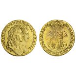 William and Mary (1688-94), Guinea, 1689, conjoined laureate busts right, rev. crowned garnishe...