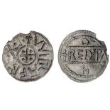 Mercia, Wiglaf (second reign 830-840), Penny, 1.32g, 11h, London, Raedmund, + vviglaf rexm, aro...