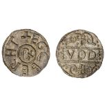 Kent, Ecgberht (c.765-780), Penny, 1.26g, 12h, Canterbury, Udd, egcberht around solid inner cir...