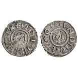 Wessex, Ecgberht (802-839), Penny, 1.30g, 6h, Canterbury, Osmund, + ecgbear - ht rex, diademed...