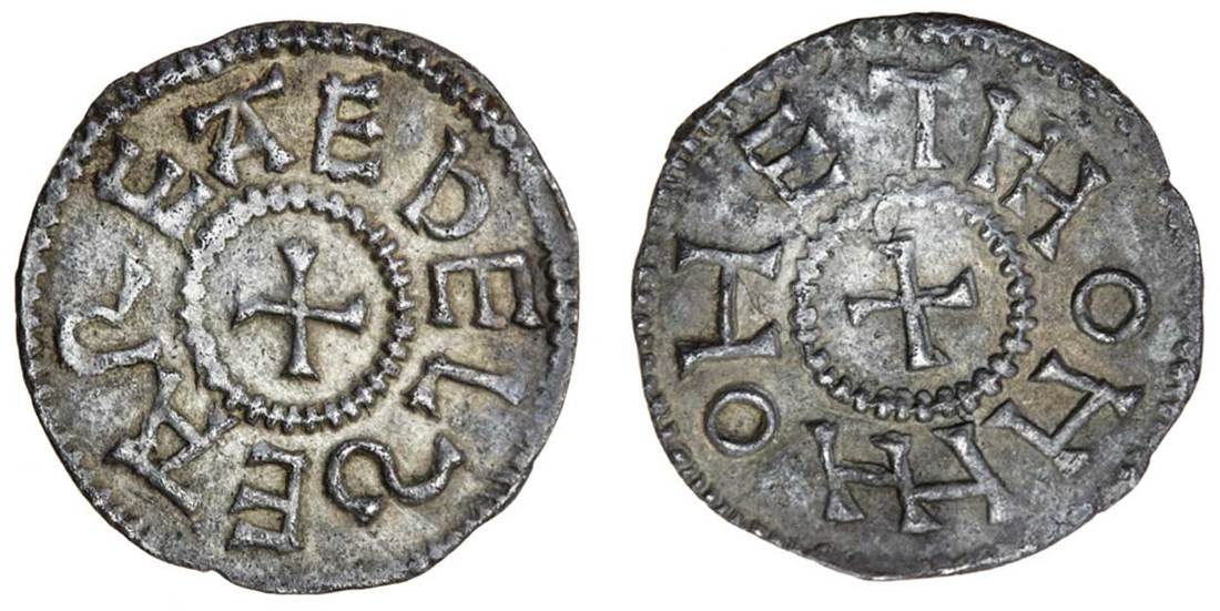 East Anglia, Aethelstan I (c.825-845), Penny, 1.305g, 9h, non portrait type, Monna, aeÞelsea re...