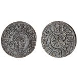 Kent, Cuthred (798-807), Penny, 1.084g, 12h, cross and wedges type, Canterbury, Werheard, + cvÐ...