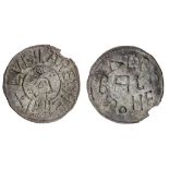 Mercia, Ludica (825-827), Penny, 1.19g, 6h, East Anglian mint, Werbald, + lvdica rex me, legend...