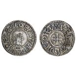 Mercia, Coenwulf (796-821), Penny, 1.32g, 12h, portrait / cross and wedges type (c.805-810), Ca...