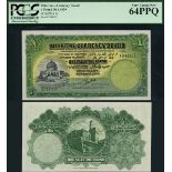 Palestine Currency Board, £1, 20 April 1939, serial number X 044903, (Pick 7c, TBB PCB B2c, Dab...