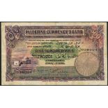 Palestine Currency Board, 500 mils, 20 April 1939, serial number J 038004, (Pick 6c, TBB PCB B1...