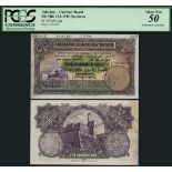Palestine Currency Board, specimen 500 mils, 15 August 1945, serial number L 000000, (Pick 6ds,...