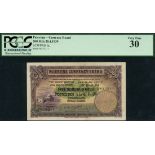 Palestine Currency Board, 500 mils, 20 April 1939, serial number H 833211, (Pick 6c, TBB PCB B1...