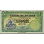Palestine Currency Board, £1, 20 April 1939, serial number Y 743717, (Pick 7c, TBB PCB B2c, Dab...