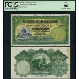 Palestine Currency Board, specimen £1, 1 January 1944, serial number D/1 000000, (Pick 7ds, B10...