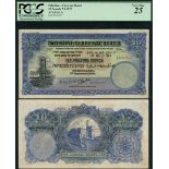 Palestine, Currency Board, £10, 7 September 1939, red serial number A 447255, 'serif', (Pick 9c...