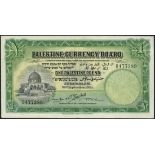 Palestine Currency Board, £1, 30 September 1929, serial number D 477389, (Pick 7b, TBB PCB B2b,...