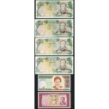 Bank Melli Iran, 100 rials, 1953, Persian serial numbers, (Pick 62, 107a, b, c, d, 143a),