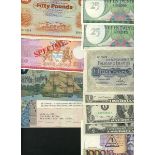 A group of Iranian notes a selection of notes of various denominations and dates,