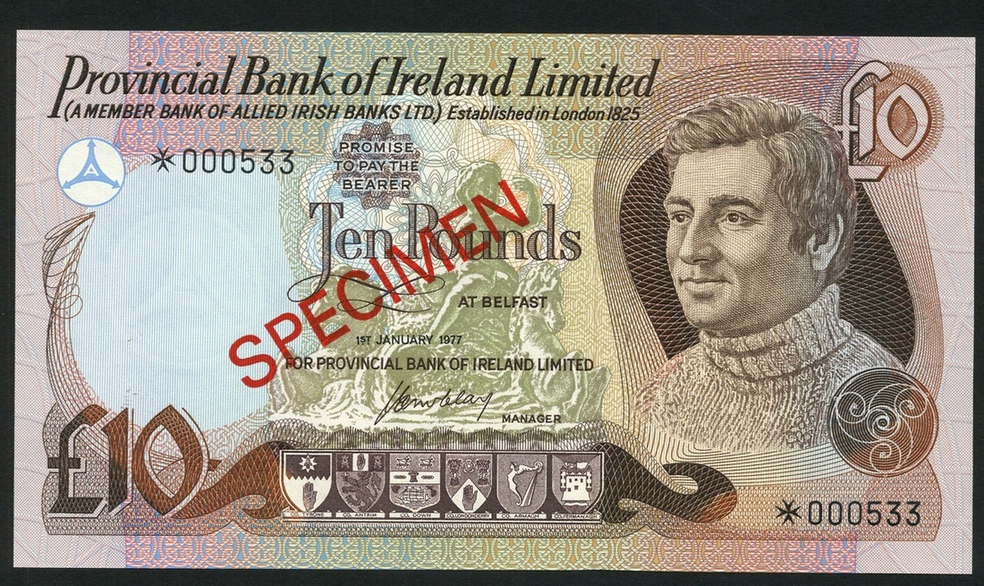 Bank of Ireland, a Franklin Mint specimen set, ND (1978), (Pick CS1, CS2), - Image 3 of 3