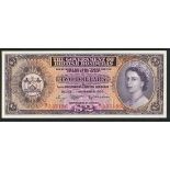 The Government of British Honduras, 2 dollars, 1st November 1961, (TBB B128 Pick 29a),