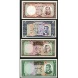 A group of Iranian notes comprising Bank Melli Iran, (TBB 149, 159, 203, 205, 215-6, 219, Pick...