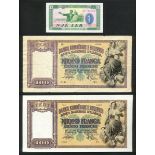 Banca Nazionale D'Albania, 100 Franga (2), May 1940, (TBB B108, B218 Pick 8, 40),