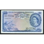 British Caribbean Territories, Currency Board, $2, 2nd January 1964, serial number Y2-777765, (...