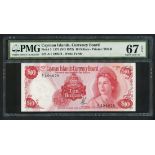 Cayman Islands Currency Board, $10, 1971, serial number A/1 104678, (Pick 3, TBB B103a),