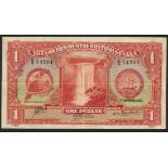 The Government of British Guiana, $1, 1st January 1942, (TBB B107 Pick 12),