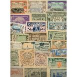 A group of notgeld issues from Austria from various regions and years,