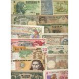 A large group of World Notes including Algeria, Argentina, Brazil, Central Africa, China, Egypt...