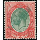 South Africa 1913-24 Issue Specimen Stamps ½d. to £1 set of fifteen overprinted "specimen", the...