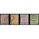 British Columbia and Vancouver Island British Columbia 1868-71 perf. 12½ 10c., 25c., 50c. and $...