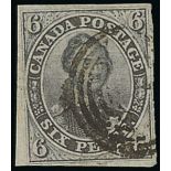 Canada The Pence Issues 1851 Laid Paper 6d. slate-violet with good to large margins,