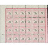 Australian Commonwealth The Kangaroo Issues C of A Watermark Ten Shillings 10/- grey and pink,...