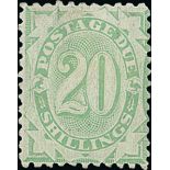 Australian Commonwealth Postage Due Stamps 1902-04 perf 11 20/- dull green, some hinge remnants...