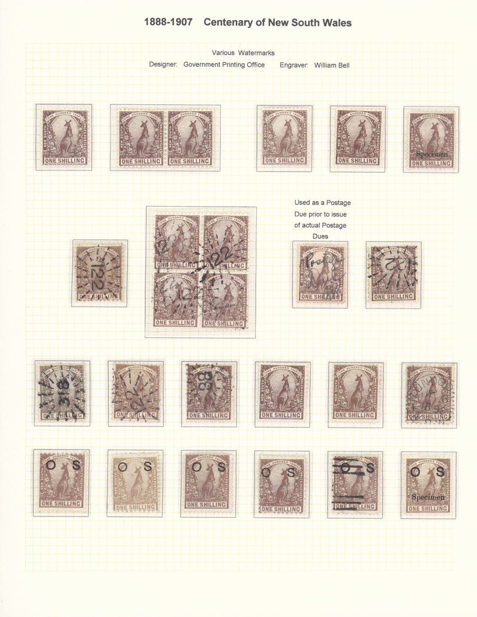 New South Wales Later Issues 1862-1907 mint and used collection including 1862-65 surfaced pape... - Image 21 of 34