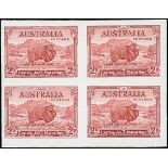 Australian Commonwealth King George V Commemoratives 1934 Macarthur 2d. carmine-red (dark hills...