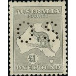 Australian Commonwealth The Kangaroo Issues Official Stamps Third Watermark - Perforated "OS" £...