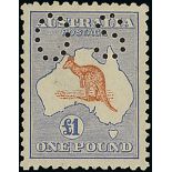 Australian Commonwealth The Kangaroo Issues Official Stamps Third Watermark - Perforated "OS" £...