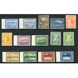 Tasmania 1899-1912 Pictorial Issue Imperforate Colour Trials A selection on unwatermarked paper...