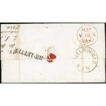 Victoria Early Letter 1841 (docketed 23 Dec.) entire from Melbourne to Edinburgh showing, on re...