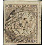 New South Wales 1850-51 Sydney Views Two Pence Plate II Early impression, lilac-blue with good...