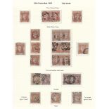 New South Wales 1851-54 Laureated Issues Unwatermarked The used collection comprising 1d. with...