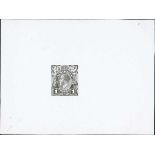 Australian Commonwealth King George V Heads Perkins Bacon 1d. Die Proofs State 3 die proof with...