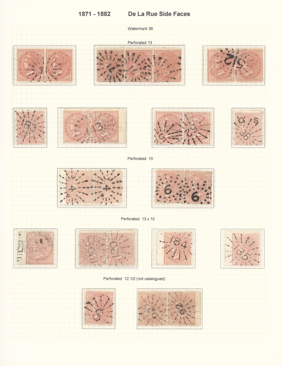 New South Wales Later Issues 1862-1907 mint and used collection including 1862-65 surfaced pape... - Image 2 of 34